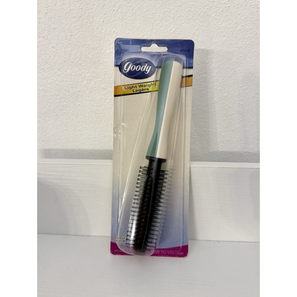 VTG 2002 Goody Lightweight Roller Style Hair Brush 87173 NIB Two Tone Color